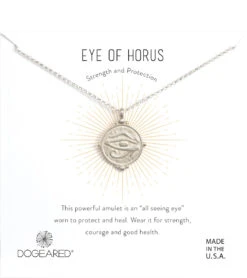 Dogeared Eye Of Horus Necklace Silver -Hot Sale Everyday Yoga Store 4844355616811 silver