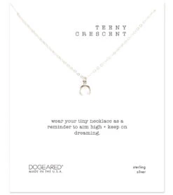 Dogeared Teeny Crescent Necklace
