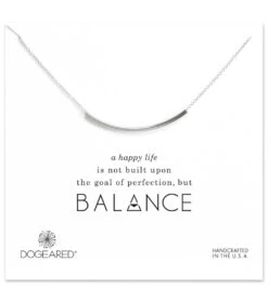 Dogeared Balance Tube Necklace -Hot Sale Everyday Yoga Store 4844356468779 silver