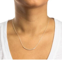 Dogeared Balance Tube Necklace -Hot Sale Everyday Yoga Store 4844356468779 silver 3a