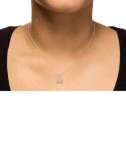 Dogeared New Beginnings Rising Lotus Necklace 6 Dogeared New Beginnings Rising Lotus Necklace -Hot Sale Everyday Yoga Store 4844357320747 silver 3a