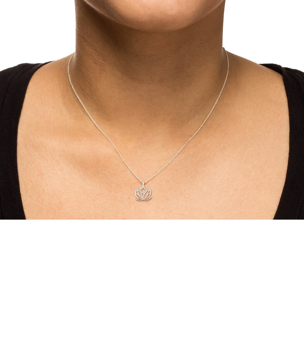 Dogeared New Beginnings Rising Lotus Necklace 3 Dogeared New Beginnings Rising Lotus Necklace - Image 3