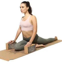 Shakti Warrior Centred Cork Block Cork -Hot Sale Everyday Yoga Store 6553730809899 cork 5a