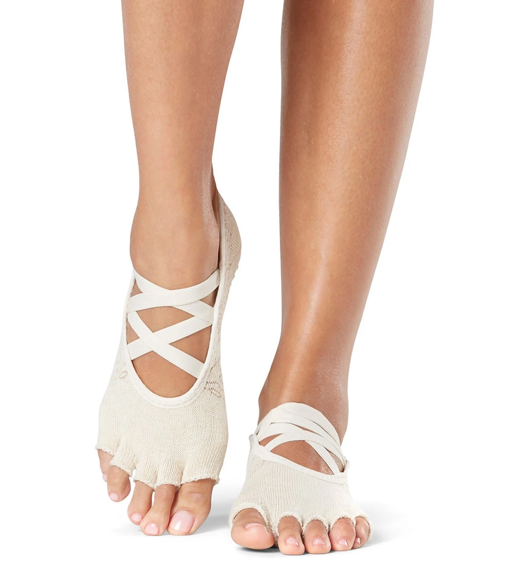 Toesox Organic Elle Grip Half Toe Socks 3 Toesox Organic Elle Grip Half Toe Socks - Image 3