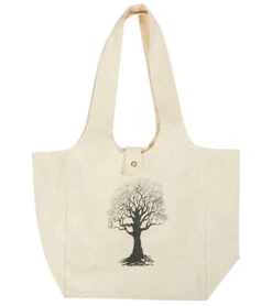 Yak & Yeti Tree Of Life Tote Bag -Hot Sale Everyday Yoga Store 6577629691947 white
