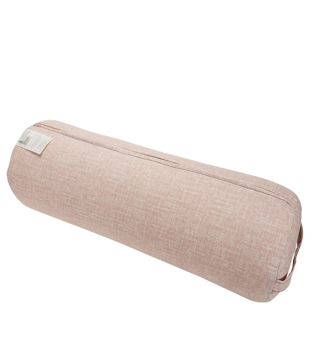 Hugger Mugger Round Printed Yoga Bolster Rose Quartz 1 Hugger Mugger Round Printed Yoga Bolster Rose Quartz