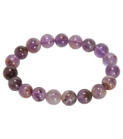 Healing N Love Super 23 Stretch Bracelet Purple/Brown