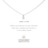 Dogeared Make A Wish Petite Starburst Necklace Sterling Silver