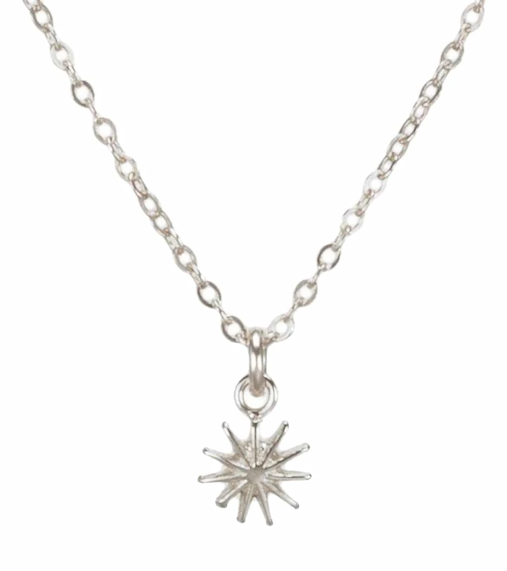 Dogeared Make A Wish Petite Starburst Necklace Sterling Silver 2 Dogeared Make A Wish Petite Starburst Necklace Sterling Silver - Image 2