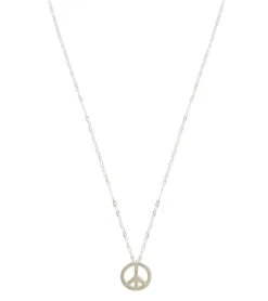 Dogeared Peace Comes From Within Necklace Sterling Silver