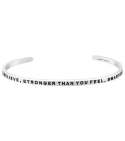 Mantraband Braver Than You Believe, Stronger Than You Feel, Smarter Than You Think Bracelet