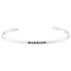 Mantraband Warrior Bracelet Silver