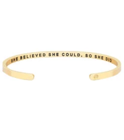 Mantraband She Believed She Could, So She Did Within Bracelet