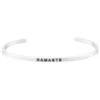 Mantraband Namaste Bracelet Silver