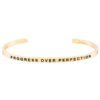 Mantraband Progress Over Perfection Bracelet Yellow Gold