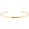 Mantraband Breathe Bracelet Yellow Gold