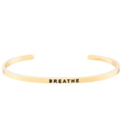 Mantraband Breathe Bracelet Yellow Gold