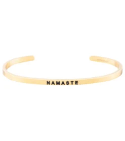 Mantraband Namaste Bracelet Yellow Gold