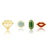 TAI Jewelry Four Enamel Stud Collection