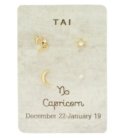 TAI Jewelry Constellation Stud Pack -Hot Sale Everyday Yoga Store 6650708295723 capricorn 1a