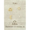 TAI Jewelry Constellation Stud Pack Libra
