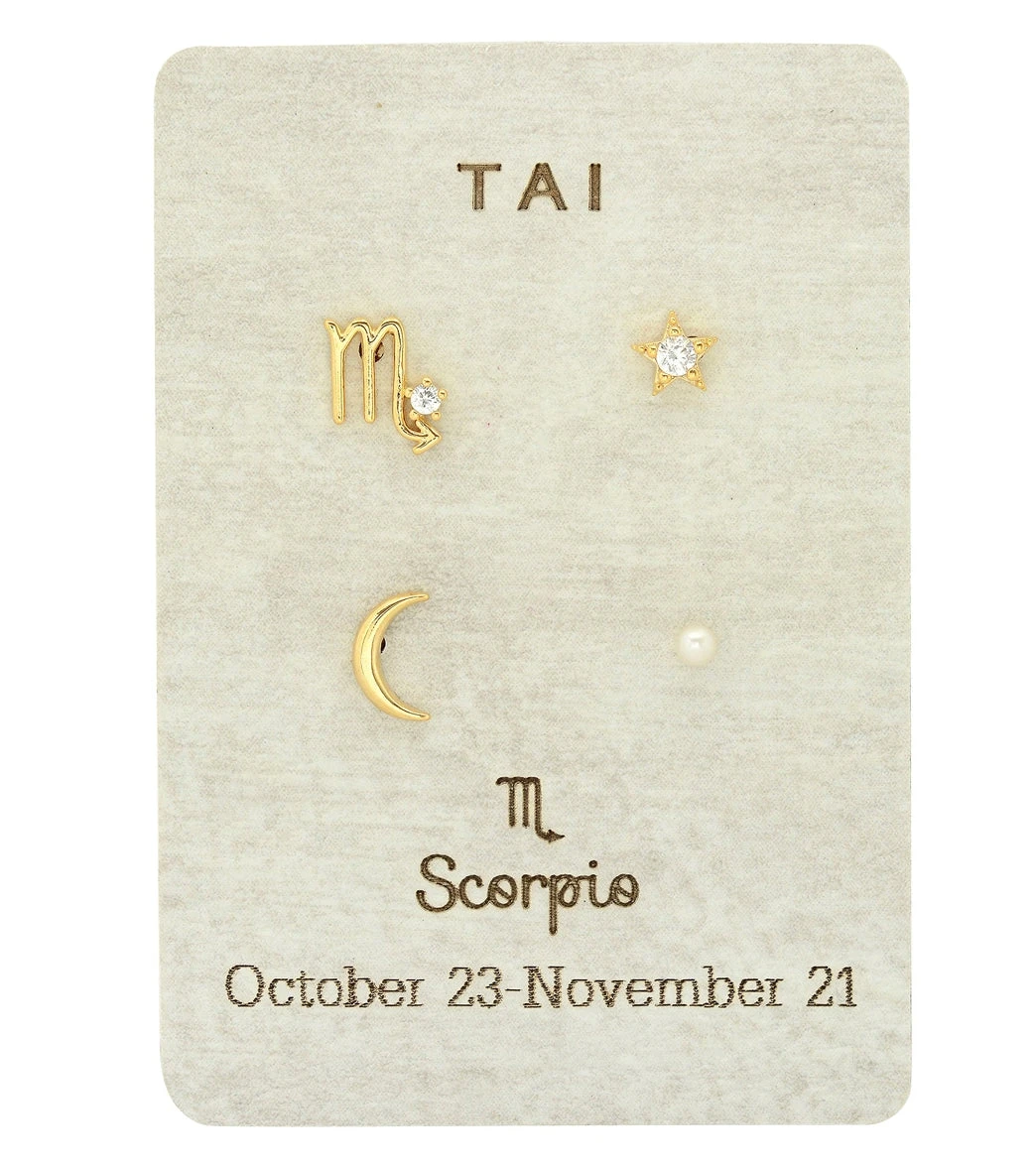 TAI Jewelry Constellation Stud Pack Scorpio 1 TAI Jewelry Constellation Stud Pack Scorpio