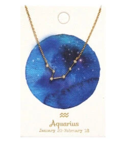 TAI Jewelry Constellation Necklace Aquarius