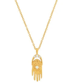 TAI Jewelry Hamsa Necklace Gold