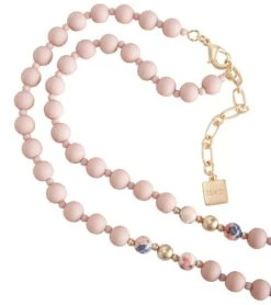 Zenzii Porcelain & Resin Beaded Pendant Necklace Rose -Hot Sale Everyday Yoga Store 6650737688619 rose 4a