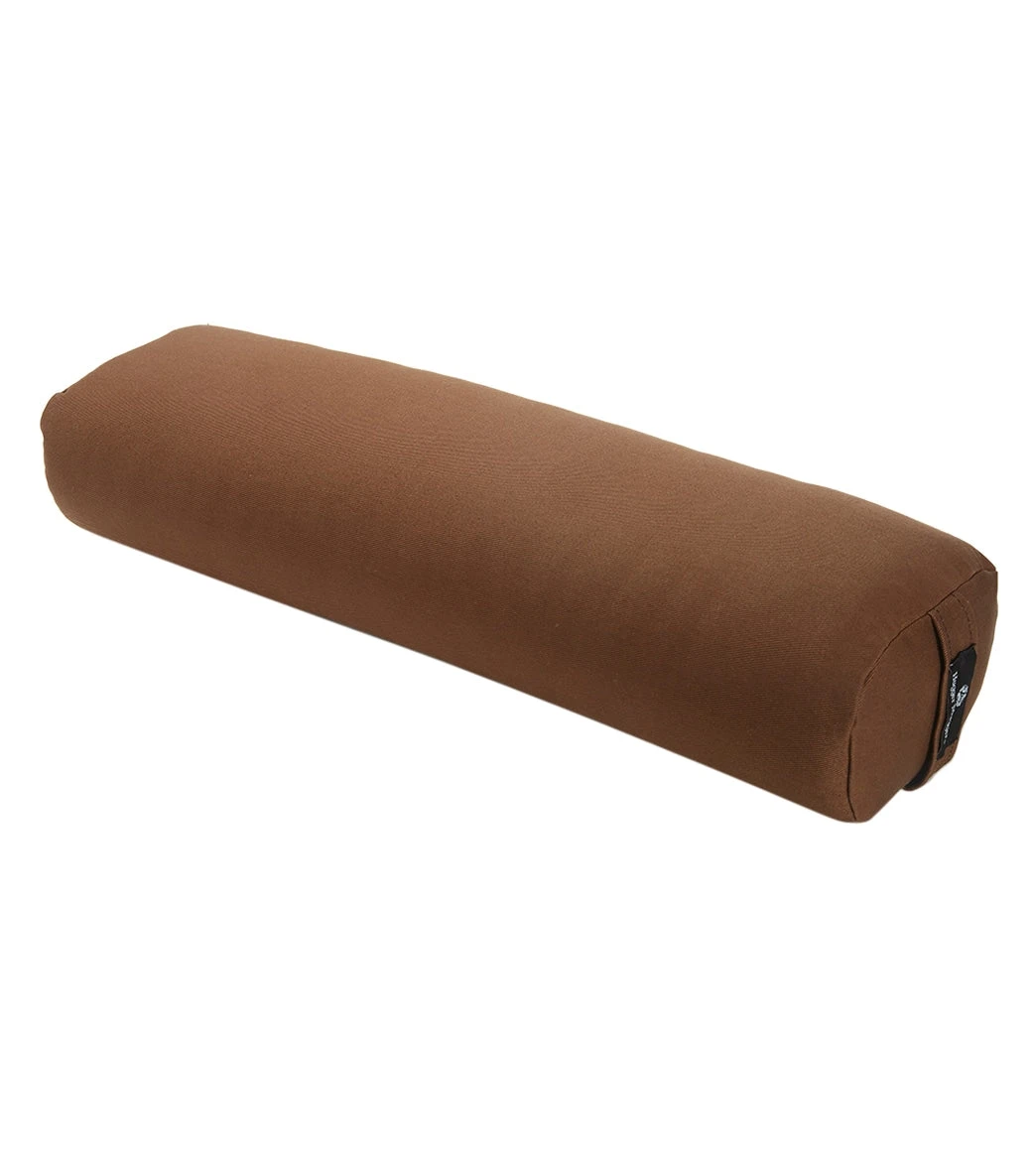 Hugger Mugger Junior Solid Yoga Bolster Brown 3 Hugger Mugger Junior Solid Yoga Bolster Brown - Image 3