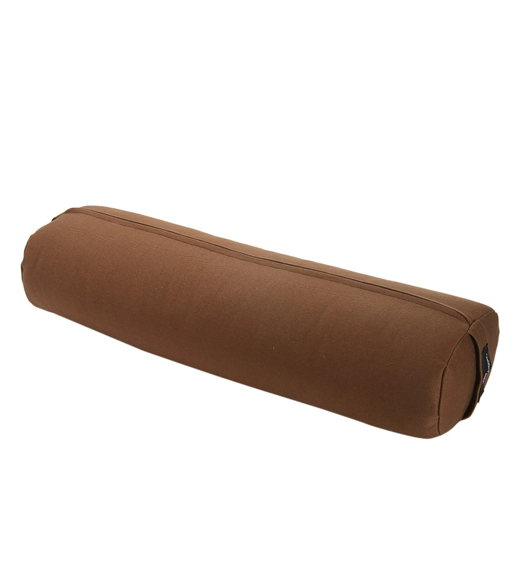 Hugger Mugger Junior Solid Yoga Bolster Brown 1 Hugger Mugger Junior Solid Yoga Bolster Brown