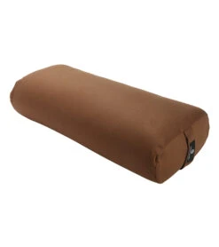 Hugger Mugger Standard Solid Yoga Bolster Brown
