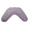 Hugger Mugger V-Shape Cushion Print Celestial Plum