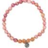 Mala Collective I Am Worthy Bracelet Rhodonite, Rudraksha