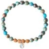 Mala Collective I Am Here Bracelet Autumn Jasper, Rudraksha