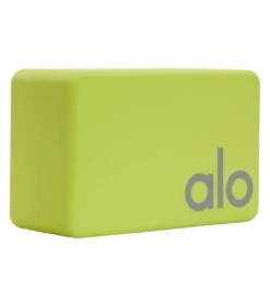Alo Yoga Uplifting Yoga Block Highlighter/Silver -Hot Sale Everyday Yoga Store 6765705461803 highlightersilver