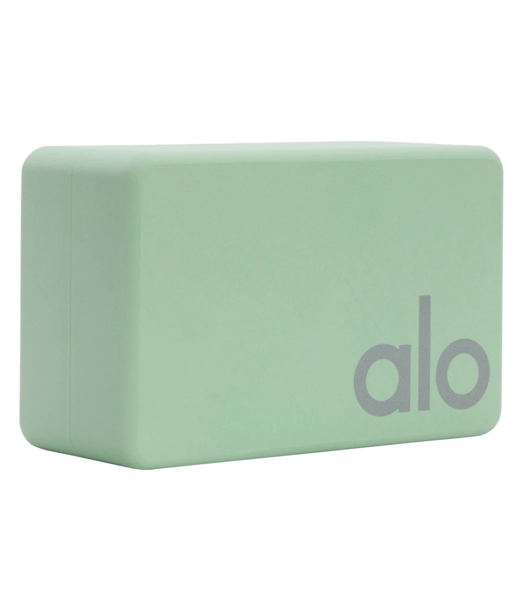 Alo Yoga Uplifting Yoga Block Honeydew/Silver 3 Alo Yoga Uplifting Yoga Block Honeydew/Silver - Image 3