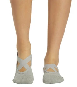 Alo Yoga Pivot Barre Sock -Hot Sale Everyday Yoga Store 6765708345387 dovegreyheather 2a