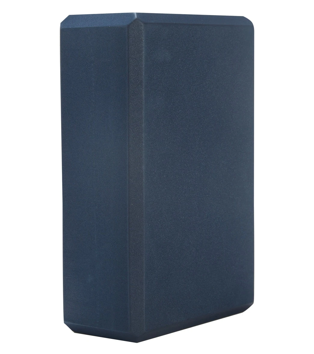 Halfmoon 3" Foam Yoga Block Ink 2 Halfmoon 3" Foam Yoga Block Ink - Image 2