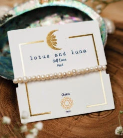 Lotus And Luna Self Love Pearl Healing Bacelet -Hot Sale Everyday Yoga Store 6837939634219 white 2a