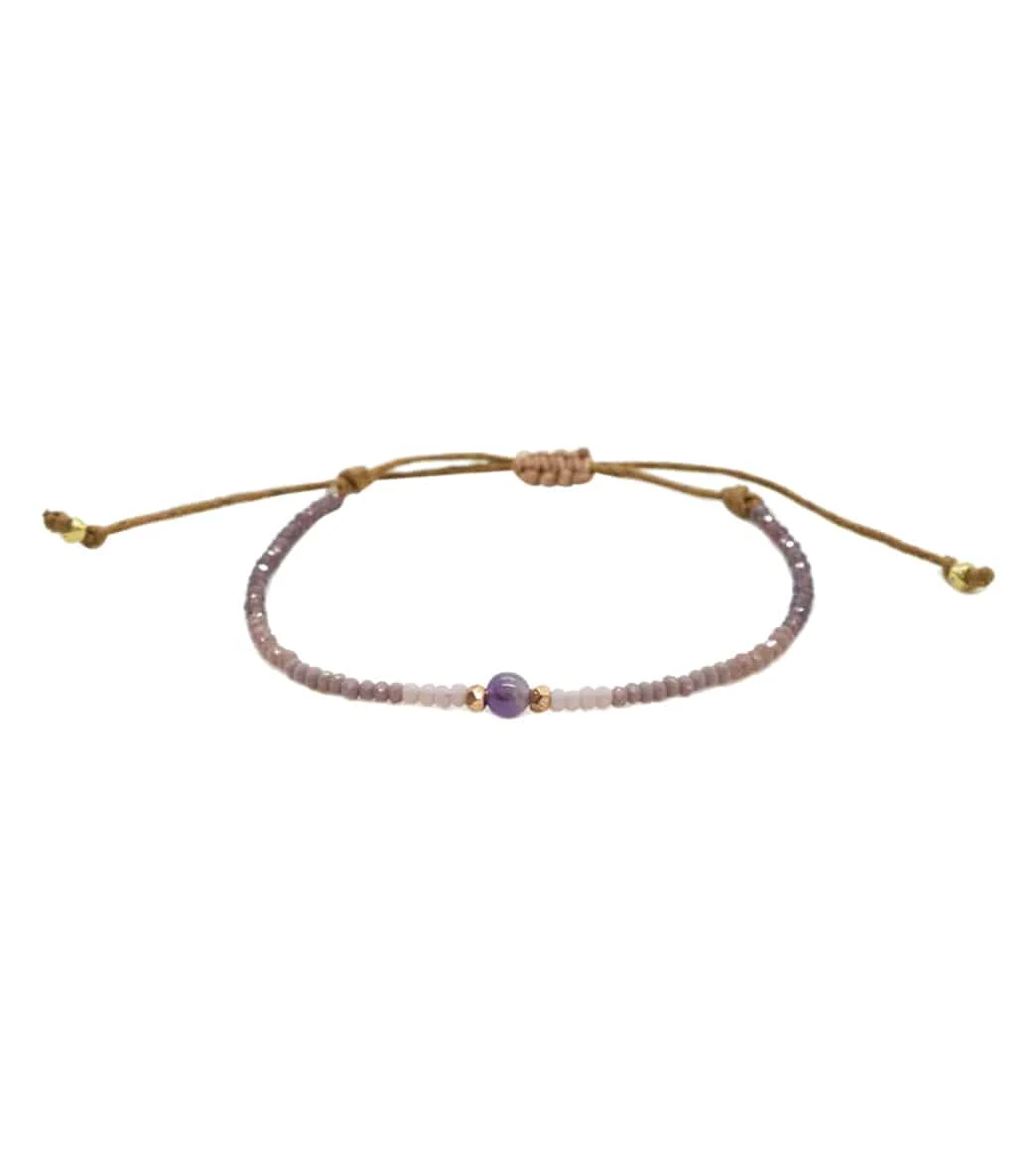 Lotus And Luna Vitality Amethyst Goddess Bracelet Multi 2 Lotus And Luna Vitality Amethyst Goddess Bracelet Multi - Image 2