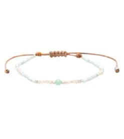 Lotus And Luna Inner Peace Amazonite Goddess Bracelet