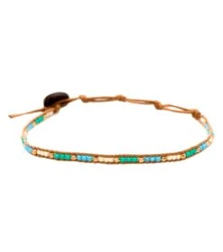 Lotus And Luna Wonder Wave Anklet Multi