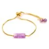 Lotus And Luna Vitality Amethyst Stone Of The Earth Bracelet