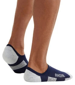 Rhone Essentials No Show Sock Navy/Gray Heather