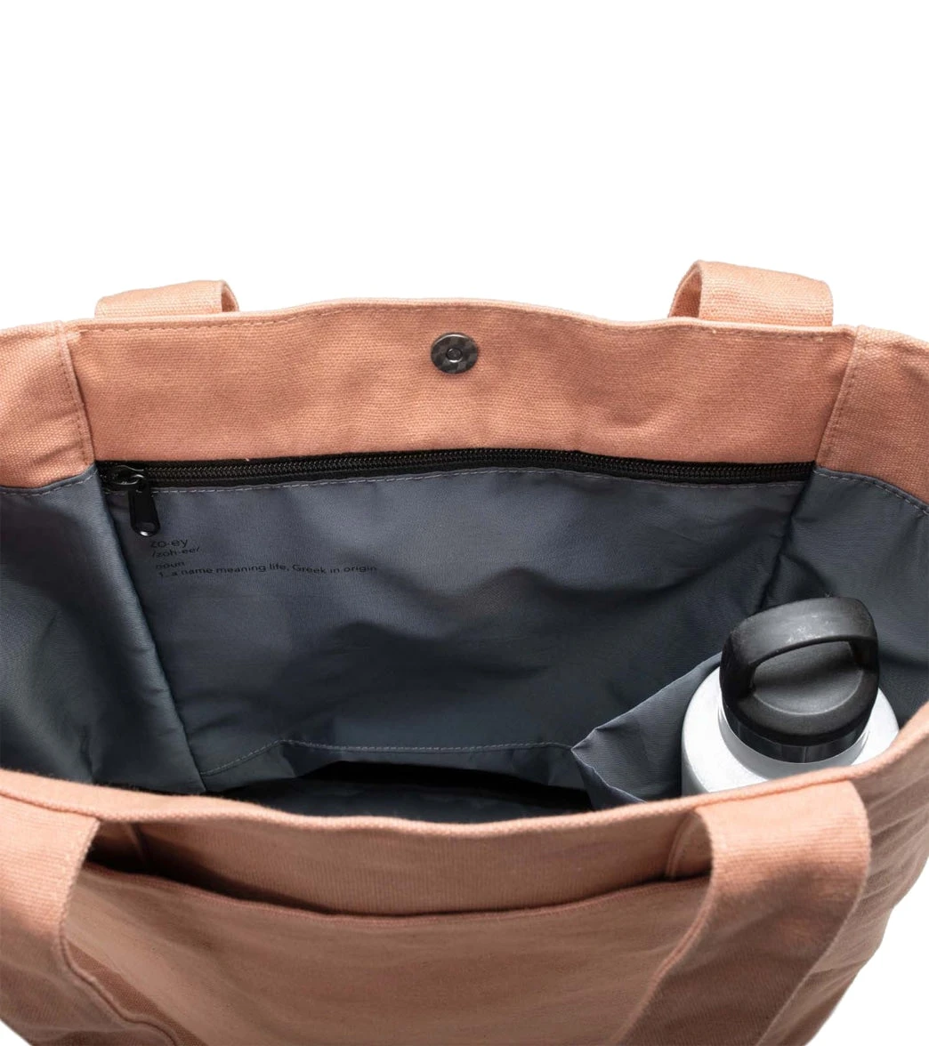 Vooray Zoey Organic Natural Cotton Tote 5 Vooray Zoey Organic Natural Cotton Tote - Image 5