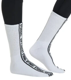 Spiritual Gangster Eternal Optimist Sock White/Black