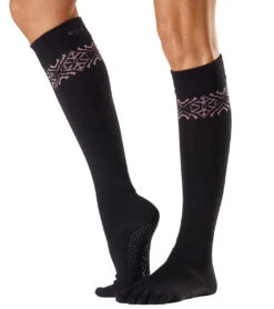 Toesox Scrunch Full Toe Grip Socks Chateau