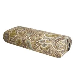 Hugger Mugger Standard Printed Yoga Bolster Paisley Café -Hot Sale Everyday Yoga Store 6988876939307 paisleycaf