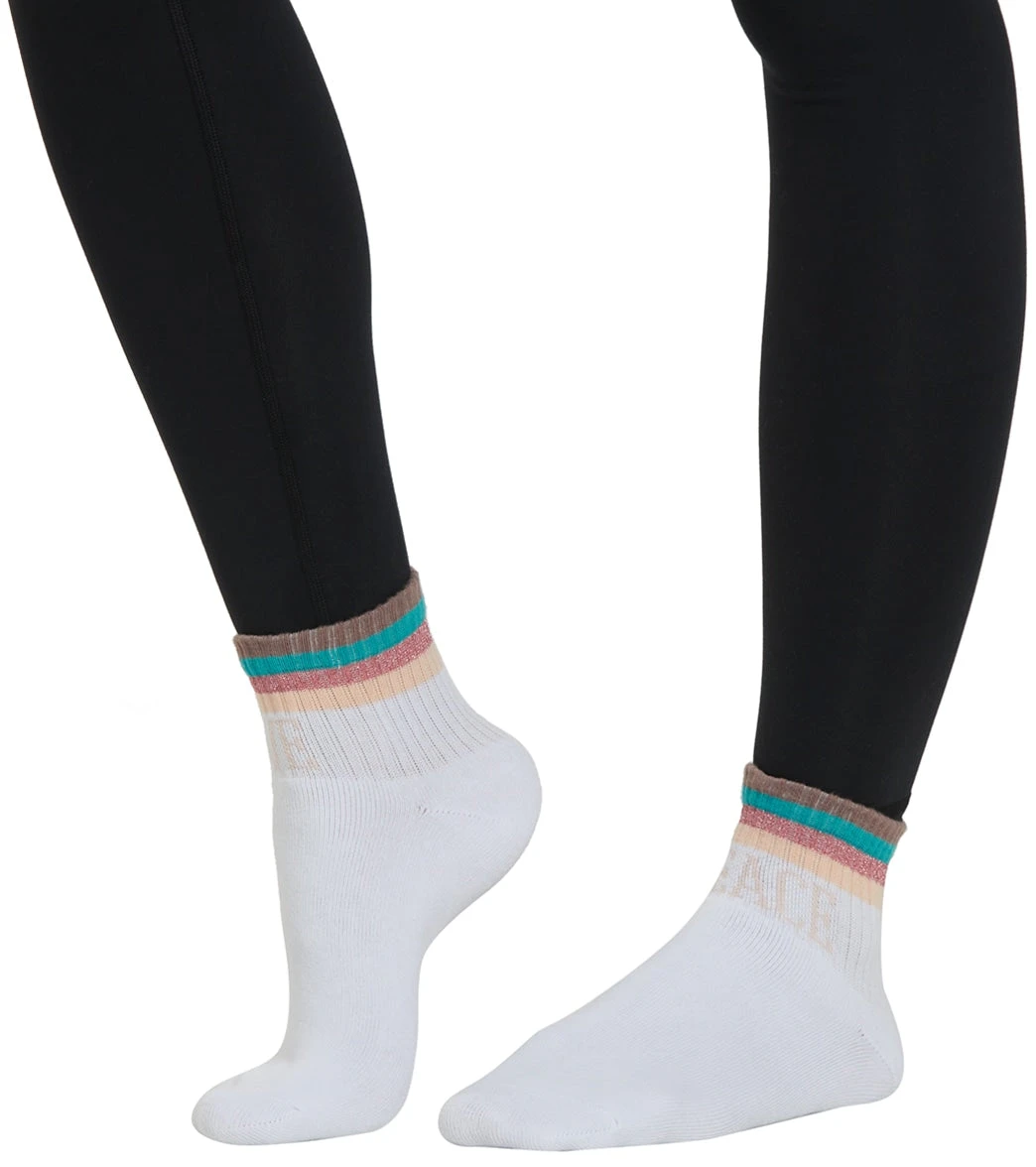 Spiritual Gangster Peace Love Ankle Sock Stone 2 Spiritual Gangster Peace Love Ankle Sock Stone - Image 2